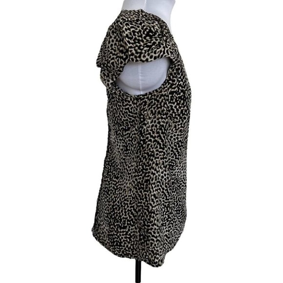 Maje 100% silk puff short sleeve top - Picture 5 of 10